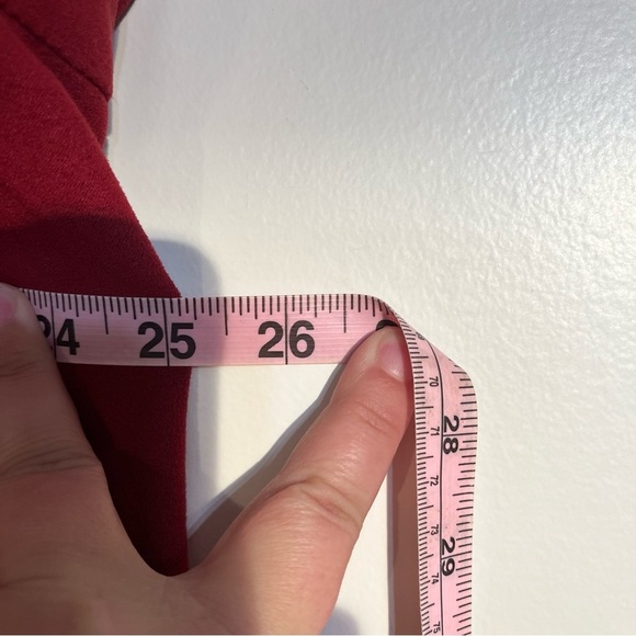 Women’s Studio Works Faux Suede Full Zip Jacket Size 22 W Burgundy Red - Picture 10 of 10